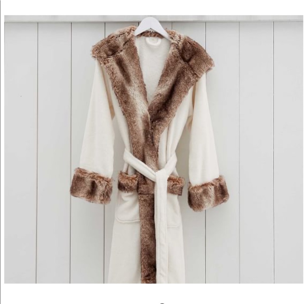 Faux Fur Robe
